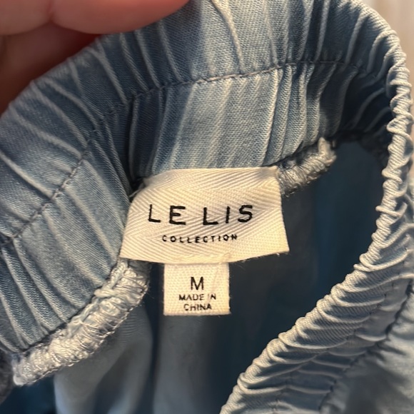 Medium Denim Strapless Romper - Picture 3 of 3